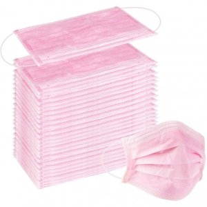 Pink Color Disposable Mask For Women
