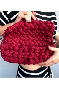 Handmade Purple Women Bag