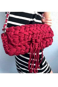 Handmade Purple Women Bag